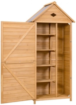 Coast Holz-Gartenhaus wasserdicht - 80 x 45 x 177 cm