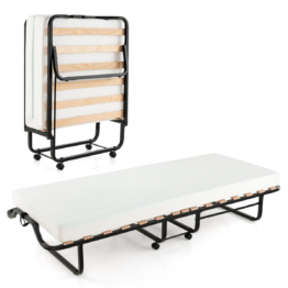Coast Klappbett mit Matratze Gästebett zum Ausrollen für Erwachsene