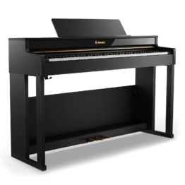 Donner DDP-400 Premium Upright Keyboard Piano mit 88 gewichteten Tasten und progressiver Hammermechanik, DDP-400
