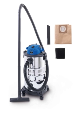 Elektro Nass-/Trockensauger VC30v2 Scheppach - 1200W | 2m Schlauchlänge | 3m Anschlusskabel | 30L Fassungsvermögen | 20kPa