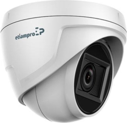 EtiamPro Überwachungskamera HD - CCTV - Varifokal - Mit Nachtsicht bis zu 70m - 1080p - Innen und Außen - Weiß