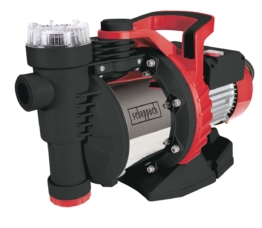 Gartenpumpe GP1300 Jet Scheppach Hauswasserpume | 1300W - 5400l/h Fördermenge | 5bar Förderdruck