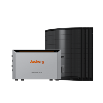 Jackery HomePower 2000 Ultra mit flexiblem Solarpanel-Set (200W*4)