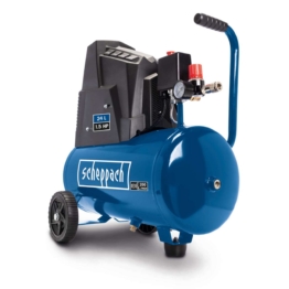 Kompressor HC30ox Scheppach - 8bar | 24L Kessel | 200l/min | 1,5PS | ölfrei & wartungsarm