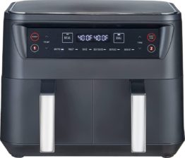 Niceey Double Airfryer XXL - 8L - 2460W - Schwarz