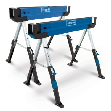 Sägebock MWB600 Scheppach | 61,8-82cm Höhe | 2x 589 kg Traglast
