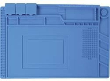 Velleman Silikon-Lötmatte, 450 x 300 mm, blau