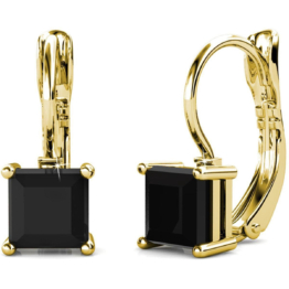 Yolora Damen Ohrringe mit Kalpa Camaka Kristallen - Farbe Gold - 18K Gelbgold vergoldet - Damen Ohrringe Gold - Schmuck - Luxus Geschenkbox - Geschenkbox - Exklusive Geschenkverpackung - Schöne Geschenkverpackung