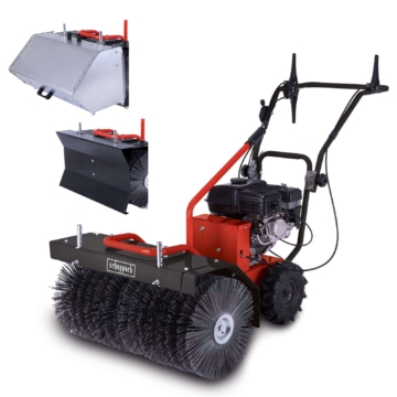 Benzin Kehrmaschine SC2700P Scheppach - 5,5PS | 70cm Kehrbreite | 1x Vor- 1x Rückwärtsgang