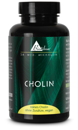 Cholin | 400 mg reines Cholin | 120 Kapseln | Dr. med. Michalzik