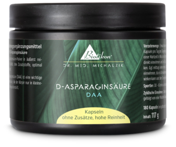 D-Asparaginsäure | 3000 mg | 180 Kapseln | Dr. med. Michalzik