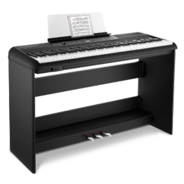 Donner SE-1 Digitalpiano mit 88 Tasten, Schwarz / Piano