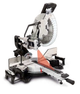 Kapp-Zugsäge KZGS310PS-BE Scheppach- Schnitthöhe 180 x 340mm | Laser | Softstart | mit Posaunenauszug | 48Z HW Blatt Gehrungssäge | Kappsäge