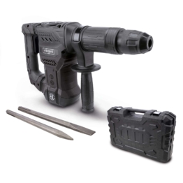 Abbruchhammer DBH1500-BE Scheppach Black - 20J | 1300W Leistung | SDS-Max | inkl. Spitz- und Flachmeißel