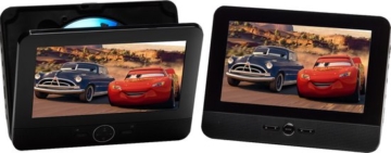 Denver Portable DVD Player Auto 2er Set - 7 Zoll - Inkl. Kopfstützenhalterung