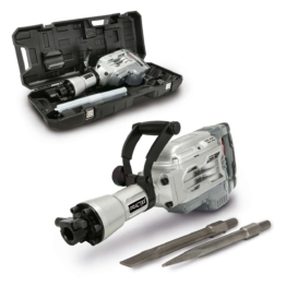 Abbruchhammer PX-AB-55 Practixx - 55 Joule | 1900 BPM | 1700W | inkl. Flach- & Spitzmeissel & Koffer