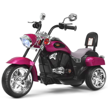 Coast Motorbike für Kinder - Dreirad mit Hupe - 6V - 2,5 - 3 km/h - Pink - 91 x 48 x 64 cm