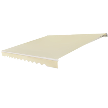 Einziehbarer Sonnenschirm Coast - Beige - 3m lang 2.5m breit - Aluminium/Stoff