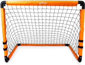 Gofun Voetbaldoel â€šÃ„Ã¬ Voetbaldoeltjes â€šÃ„Ã¬ Voetbalgoal â€šÃ„Ã¬ Voetbalgoals voor kinderen â€šÃ„Ã¬ Opvouwbaar â€šÃ„Ã¬ 90 x 60 x 60 cm â€šÃ„Ã¬ Zwart/Oranje