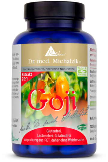 Goji | 1000mg Goji-Beeren-Extrakt | 100 Kapseln | Dr. med. Michalzik