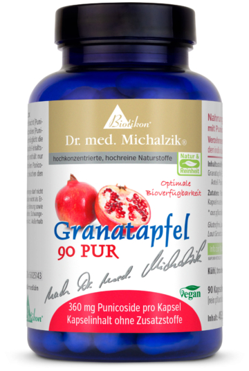 Granatapfel | 1200mg Punica granatum Extrakt | 90 Kapseln |  Dr. med. Michalzik