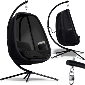 Hängesessel Alvie Anthrazit 190x140x110cm