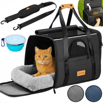 Katzentransportbox Anthrazit 44x34x31cm bis 20kg