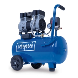 Kompressor HC26Si Scheppach - 1100W | 8 Bar | 24L Kessel | 162 l/min Ansaugleistung | ölfrei