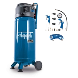 Kompressor stehend HC51V scheppach - 10 bar | 50L Kessel | 230V 1500W | ölfrei & wartungsarm