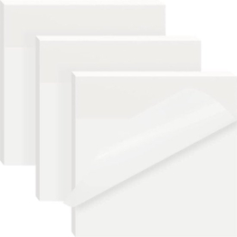 Pency Sticky Notes Transparent - Notizblock mit 300 Notizzetteln - Selbstklebend, Wasserbeständig und Wiederverwendbar