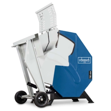 Wippsäge HS730 Scheppach - 400V 50Hz 4500W | 700mm | HW-Sägeblatt | 1m Schnittlänge