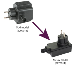 Gartenleuchten -12V/24W Transformator - 105 x 77 x 47 mm - Schwarz