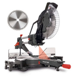 Kapp-Zugsäge PX-KZS-305PA Practixx - Schnitthöhe 180mm x 340mm | Laser | Softstart | Posaunenauszug