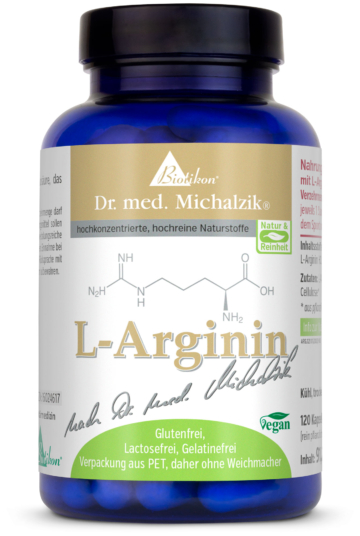 Arginin | 2600mg L-Arginin HCL | 120 Kapseln |  Dr. med. Michalzik
