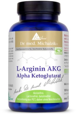 Arginin-Alpha-Ketoglutarat | 2500mg L-Arginin Alpha-Ketoglutarat | 120 Kapseln |  Dr. med. Michalzik