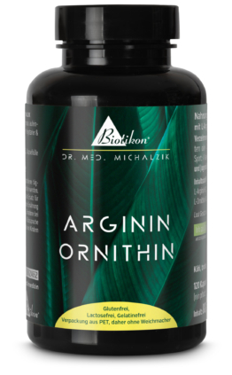 Arginin-Ornithin | 1200mg L-Arginin HCL | 120 Kapseln |  Dr. med. Michalzik