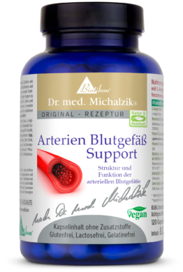 Arterien-Blutgefäß-Support | 1000mg L-Arginin | 120 Kapseln |  Dr. med. Michalzik