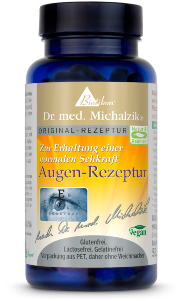Augen-Rezeptur | 25mg Lutein | 90 Kapseln |  Dr. med. Michalzik