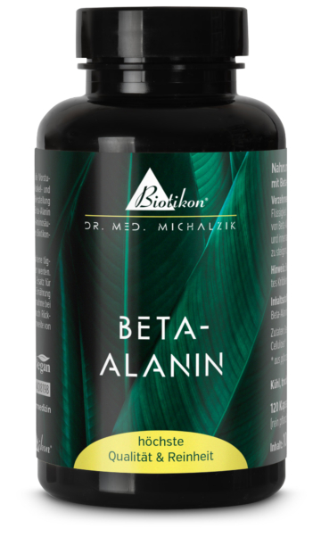 Beta-Alanin Kapseln | 750 mg pro Kapsel | Vegan, 120 Stück