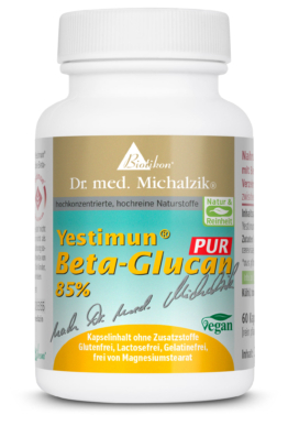 Beta-Glucan PUR | 1500mg Yestimun® | 60 Kapseln |  Dr. med. Michalzik