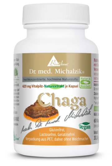 Chaga | 1260mg Chaga-Naturextrakt | 60 Kapseln |  Dr. med. Michalzik