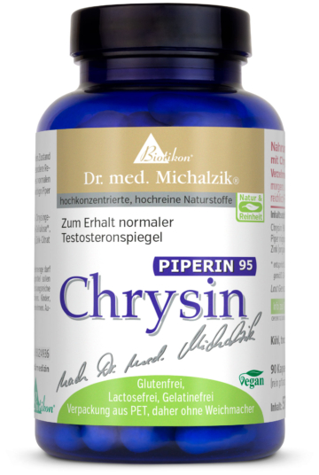 Chrysin-Piperin | 1500mg Chrysin | 90 Kapseln |  Dr. med. Michalzik
