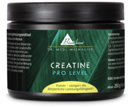 Creatine Pro Level | 250 Gramm Pulver | Kraft & Ausdauer | Dr. med. Michalzik