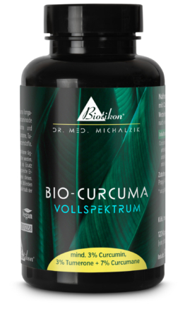 Curcuma Kapseln | 2560 mg Bio-Curcuma Vollspektrum | 120 vegane Kapseln | Dr. med. Michalzik