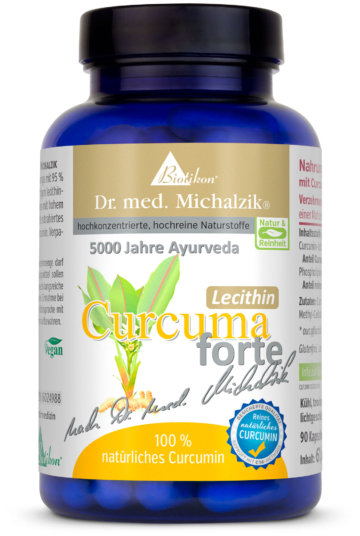 Curcuma-Lecithin-forte | 450mg Curcuma longa-Extrakt | 90 Kapseln |  Dr. med. Michalzik
