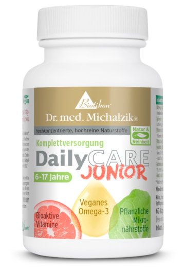 DailyCare Junior | 300mg Omega-3 Algenextrakt | 60 Kapseln |  Dr. med. Michalzik