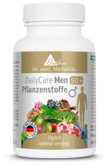 DailyCare-Men-50-Pflanzenstoffe 90 Kapseln | 75mg L-Arginin | 90 Kapseln |  Dr. med. Michalzik