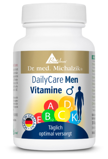 DailyCare-Men-Vitamine 30 Kapseln | 0,8mg Vitamin A  | 30 Kapseln |  Dr. med. Michalzik