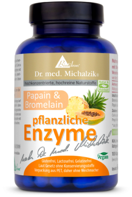 Enzyme-pflanzlich | 1020mg Bromelain | 100 Kapseln |  Dr. med. Michalzik
