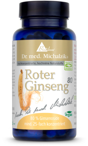 Ginseng | 300mg Panax Ginseng-Extrakt | 30 Kapseln |  Dr. med. Michalzik
